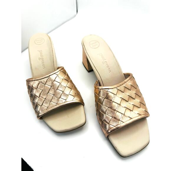 Paul Green Tisha Mule Heel Rosato Nappa Metallic size UK 7 / US 9.5 - Picture 6 of 10